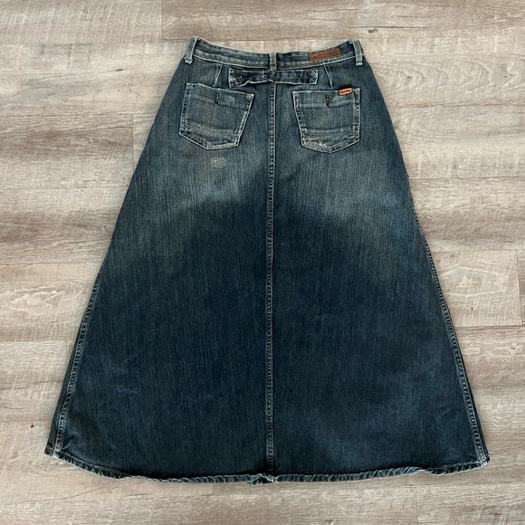 Vintage midi jean skirt- Ralph Lauren - Picture 2 of 2